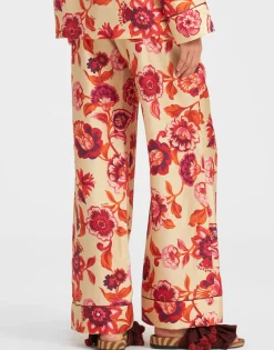 Pajama PantsHottie Cream in Silk Twill