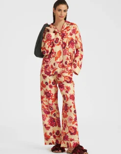 Pajama PantsHottie Cream in Silk Twill