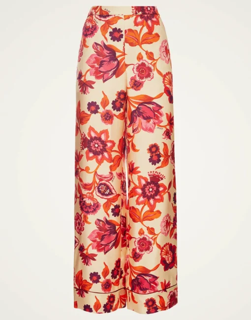 Pajama PantsHottie Cream in Silk Twill