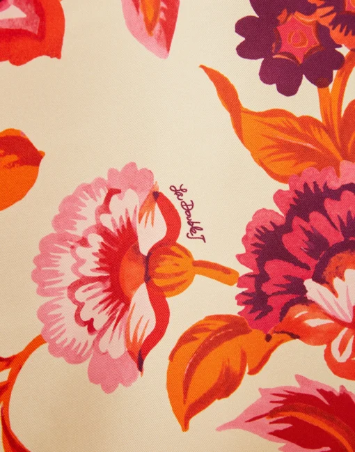 Pajama ShirtHottie Cream in Silk Twill