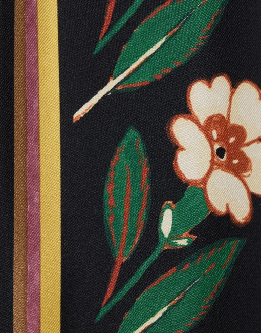 Palazzo PantsDazed Placée Black in Silk Twill