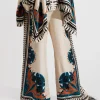 Palazzo PantsFlorence Placée in Silk Twill