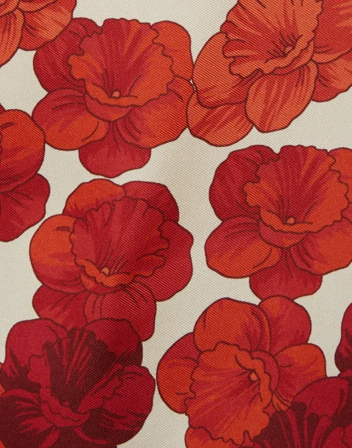 Palazzo PantsHaze Placèe Red in Silk Twill