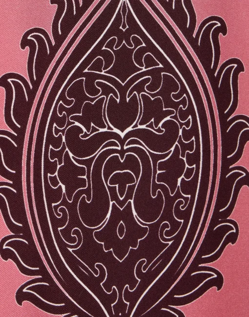 Palazzo PantsOltrarno Placée Pink in Silk Twill
