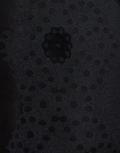 Palazzo PantsPortal Laser Black in Viscose Satin Stretch