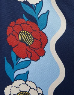 Palazzo PantsWhitsun Placée Blue in Silk Twill