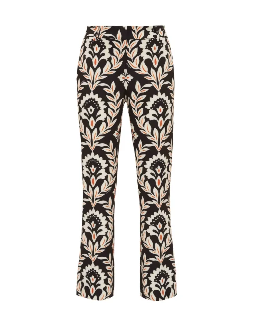 24/7 PantsGhirlanda Black in Compact Jersey