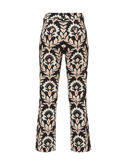 24/7 PantsGhirlanda Black in Compact Jersey