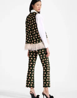 24/7 PantsMayfair Black in Cotton Velvet