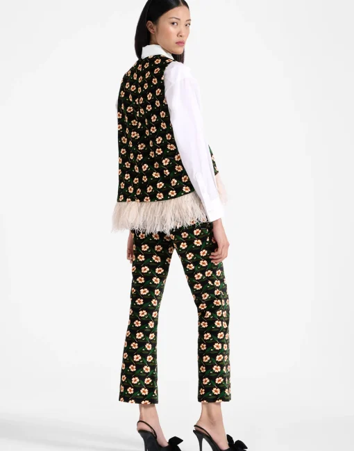 24/7 PantsMayfair Black in Cotton Velvet