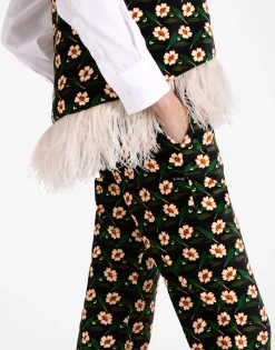 24/7 PantsMayfair Black in Cotton Velvet
