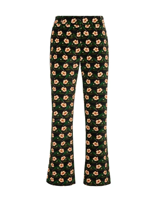 24/7 PantsMayfair Black in Cotton Velvet