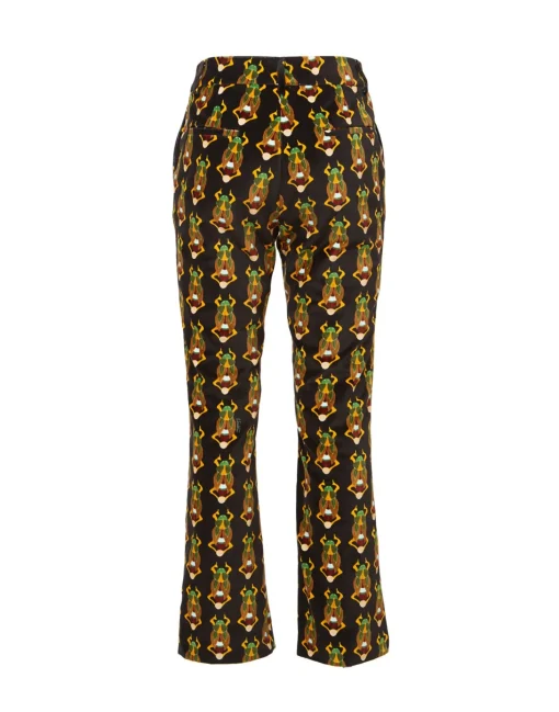 24/7 PantsScarab Black in Cotton Velvet