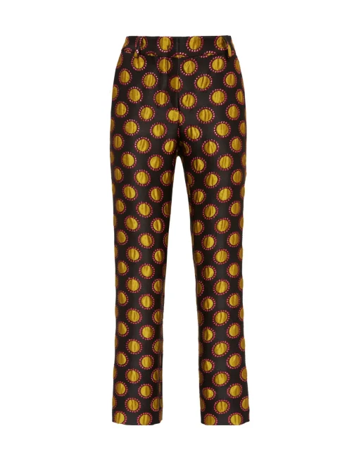 24/7 PantsWinter Sun Black in Jacquard