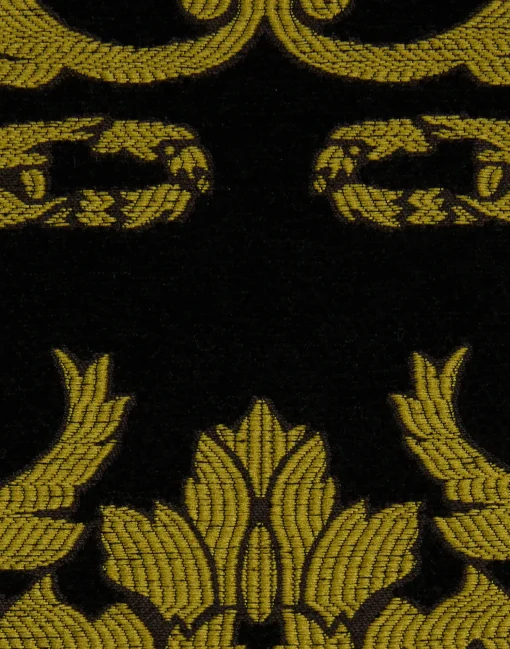 Party PochetteCherubs Black in Jacquard With Feathers