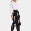 Pencil SkirtMelograno Black & White in Cady Wool