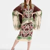 Pencil SkirtPortal Placée Brown in Envers Satin