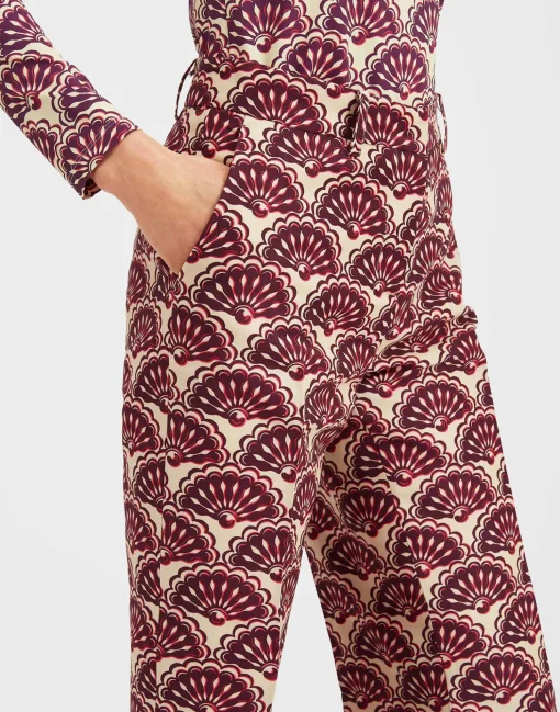 Pinocchio PantsFans Purple in Cady Wool