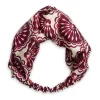 Pinup HeadbandFans Purple in Twill