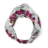 Pinup HeadbandSilver in Textured Sequins
