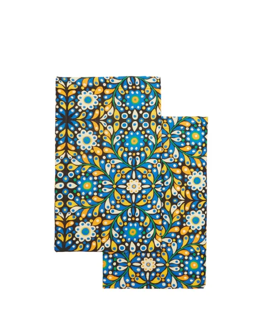 Placemat Set Of 2Confetti Blu in Linen