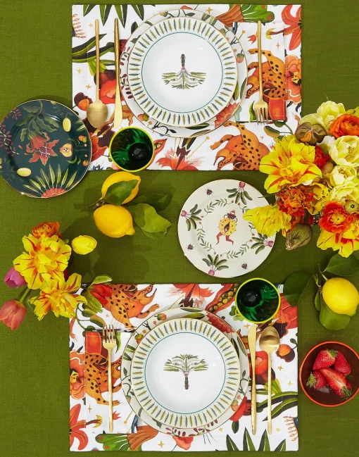 Placemat Set Of 2Jungle Book in Linen