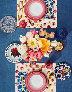 Placemat Set Of 2Micro Pansy in Linen