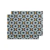 Placemat Set Of 2Plaza Small Light Blue in Shot Cotton