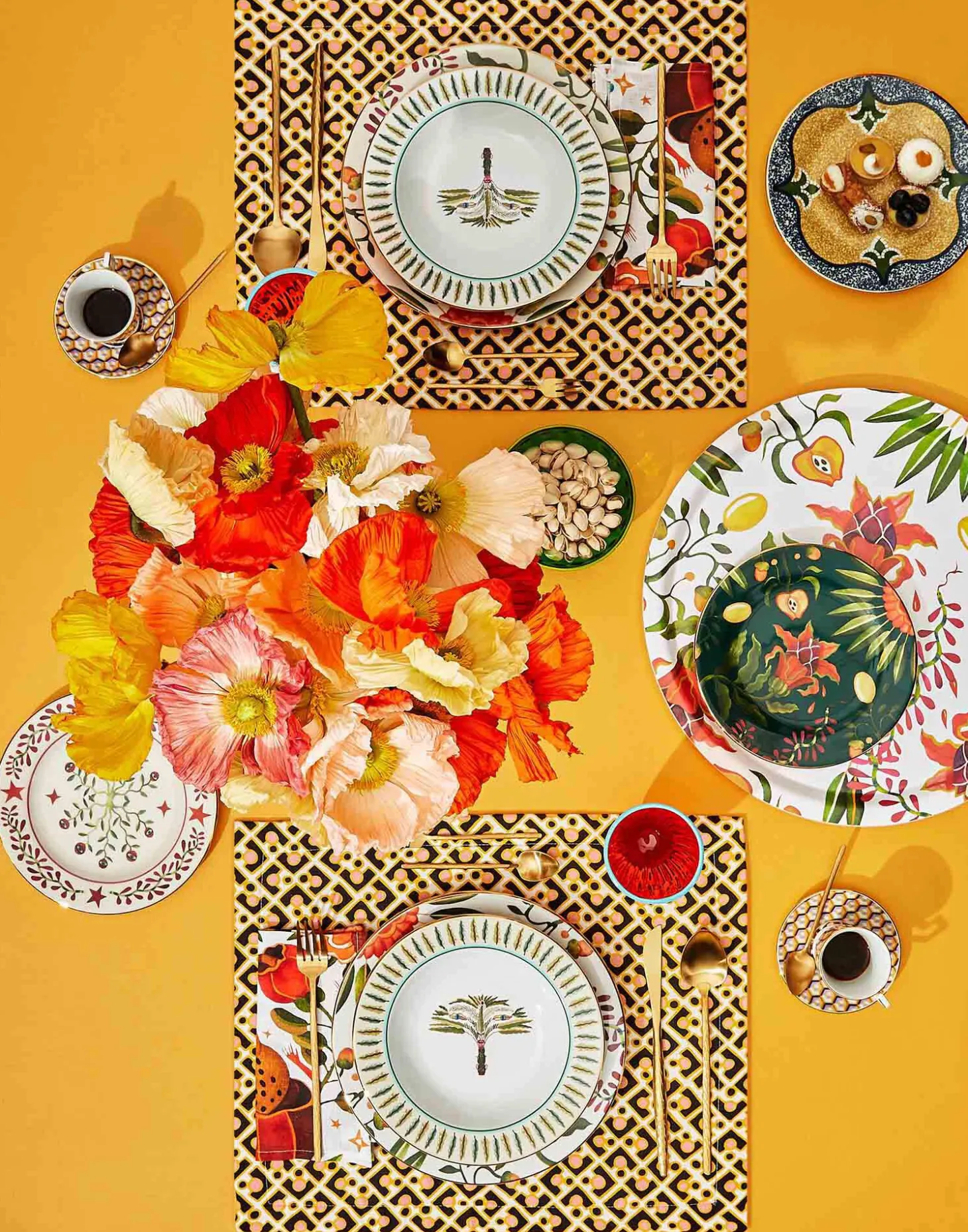 Placemat Set Of 2Puzzle Rosa in Linen