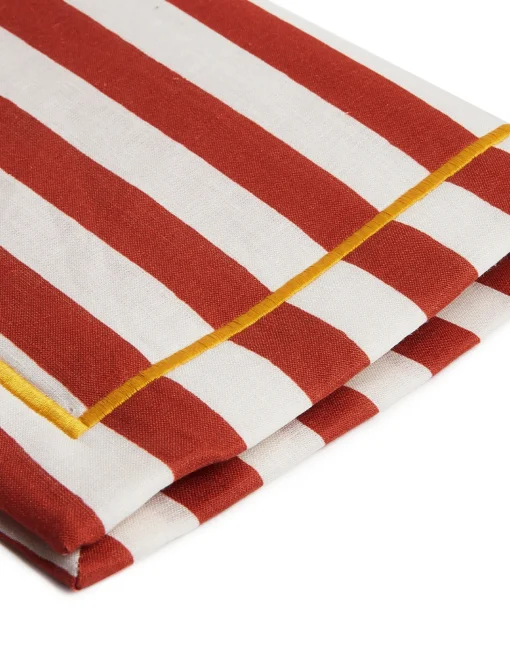 Placemat Set Of 2Riviera Brick in Linen
