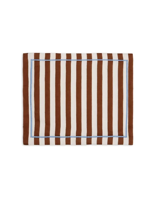 Placemat Set Of 2Riviera Cioccolato in Linen