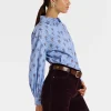 Poet ShirtGryphos Light Blue in Cotton Poplin