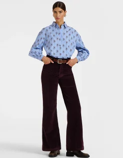 Poet ShirtGryphos Light Blue in Cotton Poplin