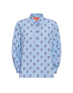 Poet ShirtGryphos Light Blue in Cotton Poplin
