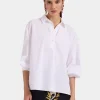Poet ShirtSolid White in Tailor Poplin