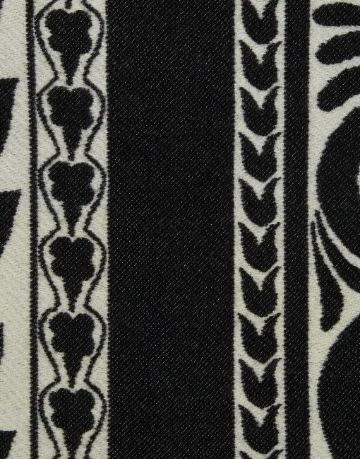 PonchoMix Tiles Black in Wool