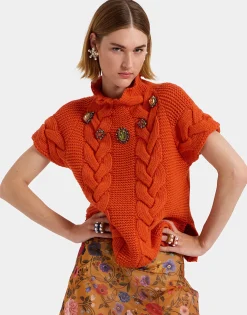 Portrait TopSolid Rust in Chunky Wool