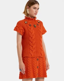 Portrait TopSolid Rust in Chunky Wool