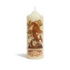 Printed Pillar CandleThe Dragon Multicolor in Wax