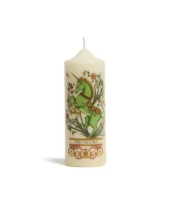 Printed Pillar CandleThe Unicorn Multicolor in Wax