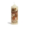 Printed Pillar CandleThe Sphynx Multicolor in Wax