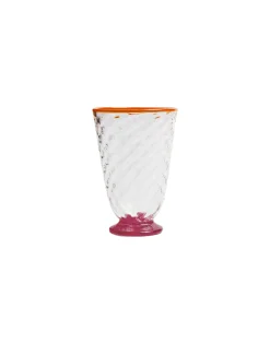 Quilted Glasses Set Of 4Multicolor in Murano Glass