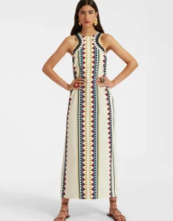 Racer DressDoric Placée Cream in Envers Satin