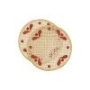 Raffia Placemats Set Of 2Capri Brick in Raffia