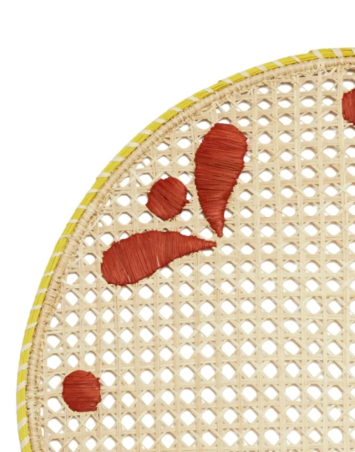 Raffia Placemats Set Of 2Capri Brick in Raffia