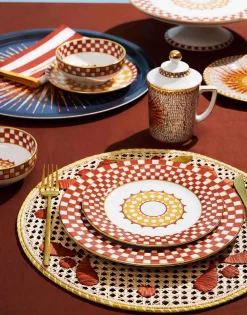Raffia Placemats Set Of 2Capri Brick in Raffia