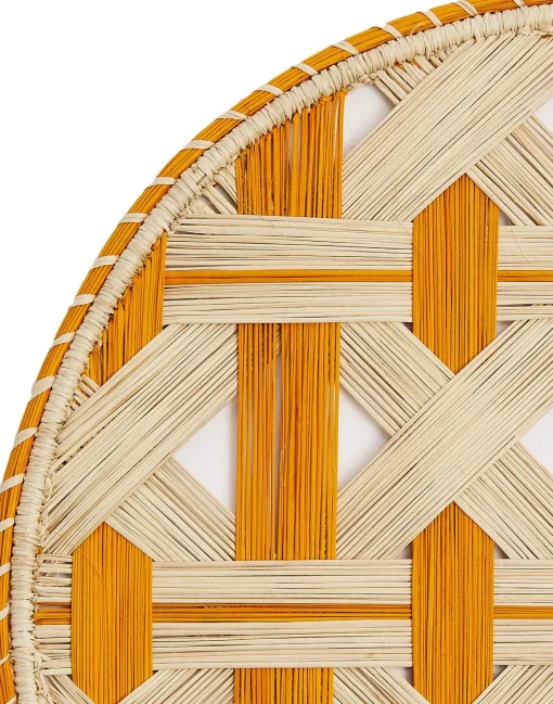 Raffia Placemats Set Of 2Napoli Saffron in Iraca