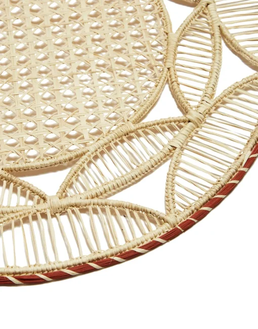 Raffia Placemats Set Of 2Sol Brick in Raffia