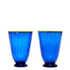 Rainbow Glass Set of 2Blue in Glass