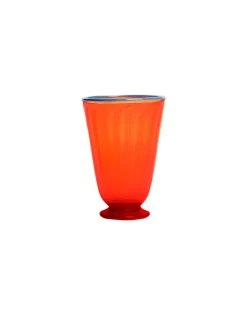 Rainbow Glasses Set Of 2Orange in Murano Glass